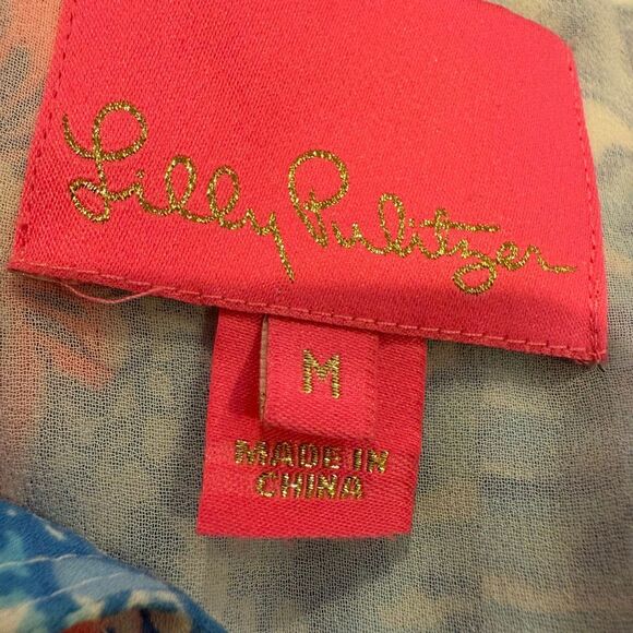 Lilly Pulitzer Harbor Tunic Dress She She Shells Size M - Picture 4 of 6